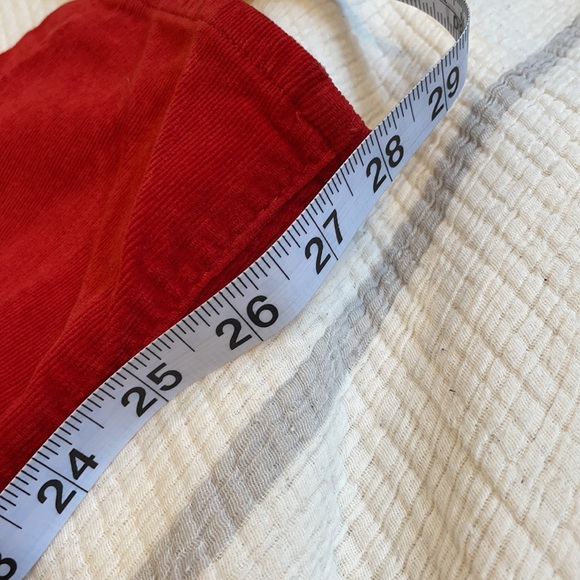 AG Stevie Ankle Slim Straight Red Cord Jean - Picture 10 of 10